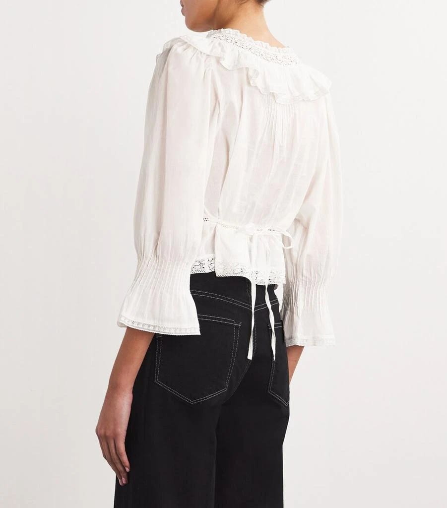 Rixo Frill-Trim Solene Blouse 4