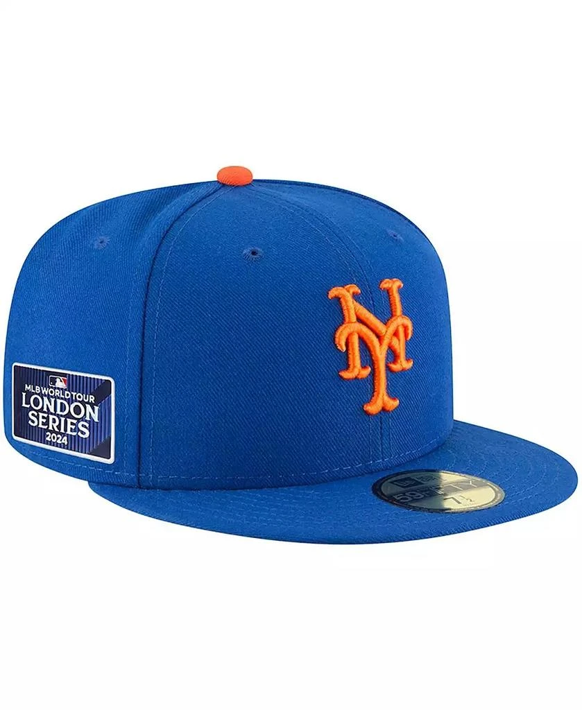 New Era Men's Royal New York Mets 2024 MLB World Tour London Series 59FIFTY Fitted Hat 1