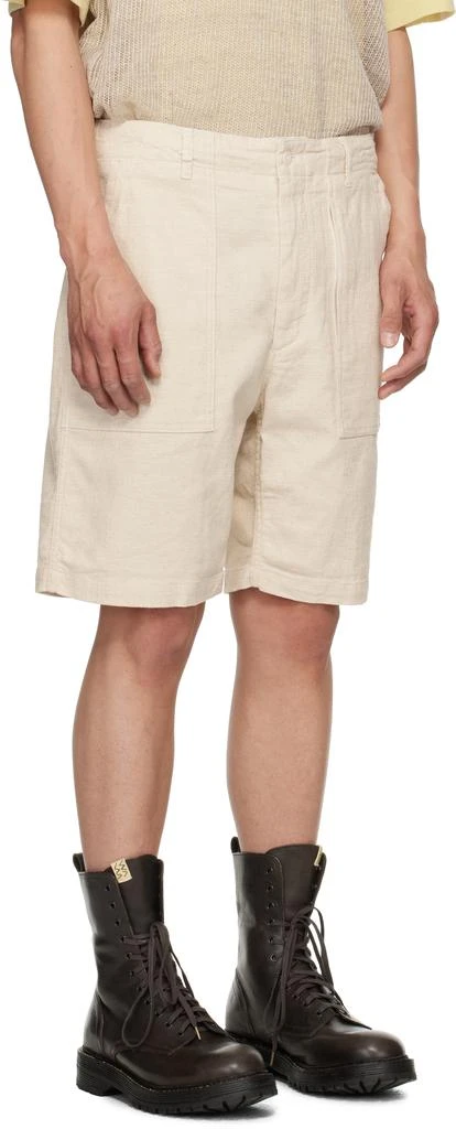 Engineered Garments Off-White Fatigue Shorts 2