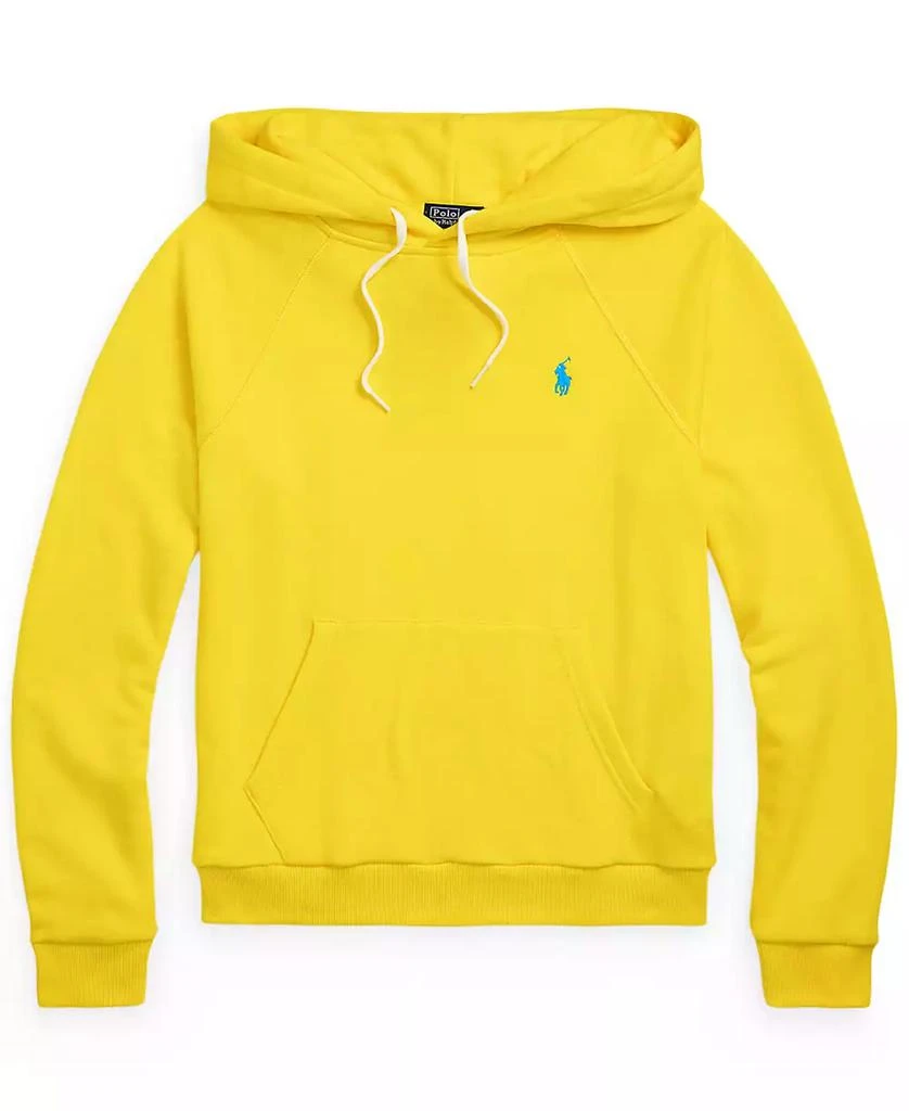 Ralph Lauren Women's Shrunken Fit Fleece Hoodie Sweatshirt 5