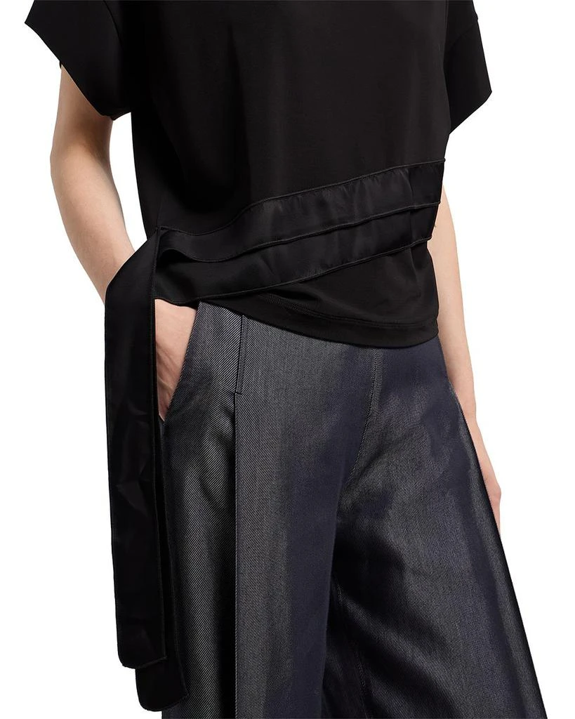 Emporio Armani Asymmetrical Trim Sweater 4