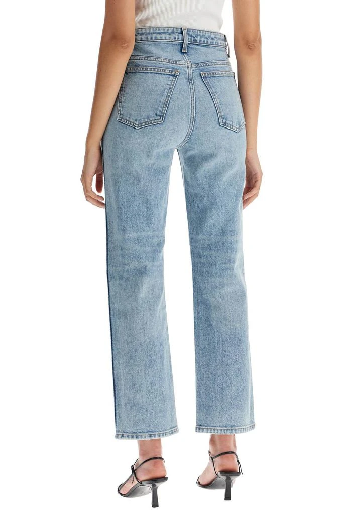 Khaite cropped straight leg abigail jeans 3