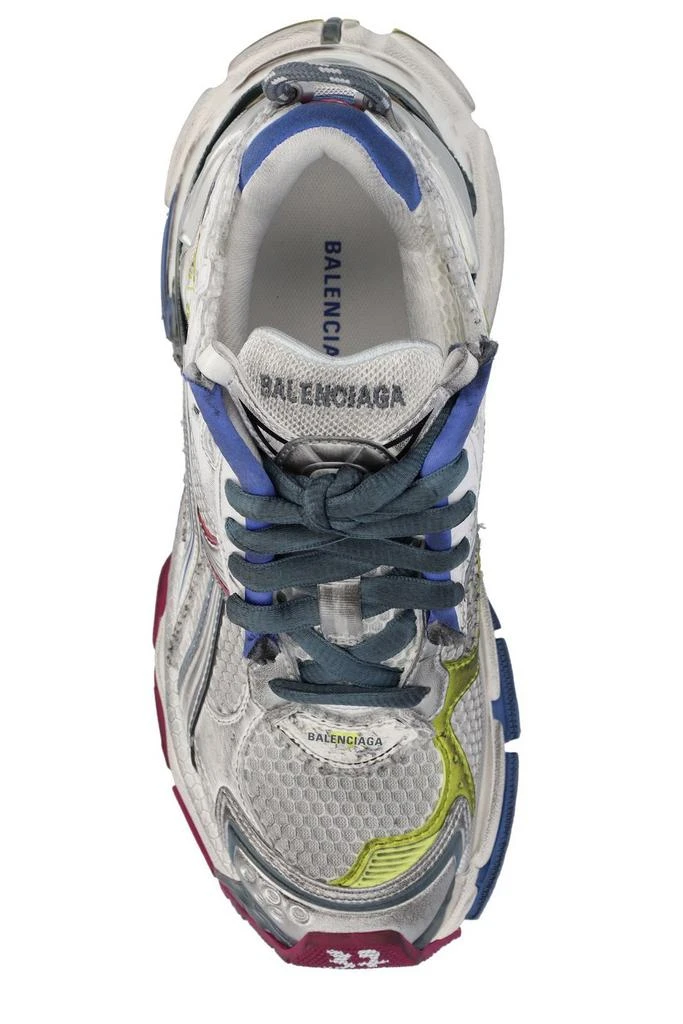Balenciaga Balenciaga Mesh Panelled Lace-Up Sneakers 4