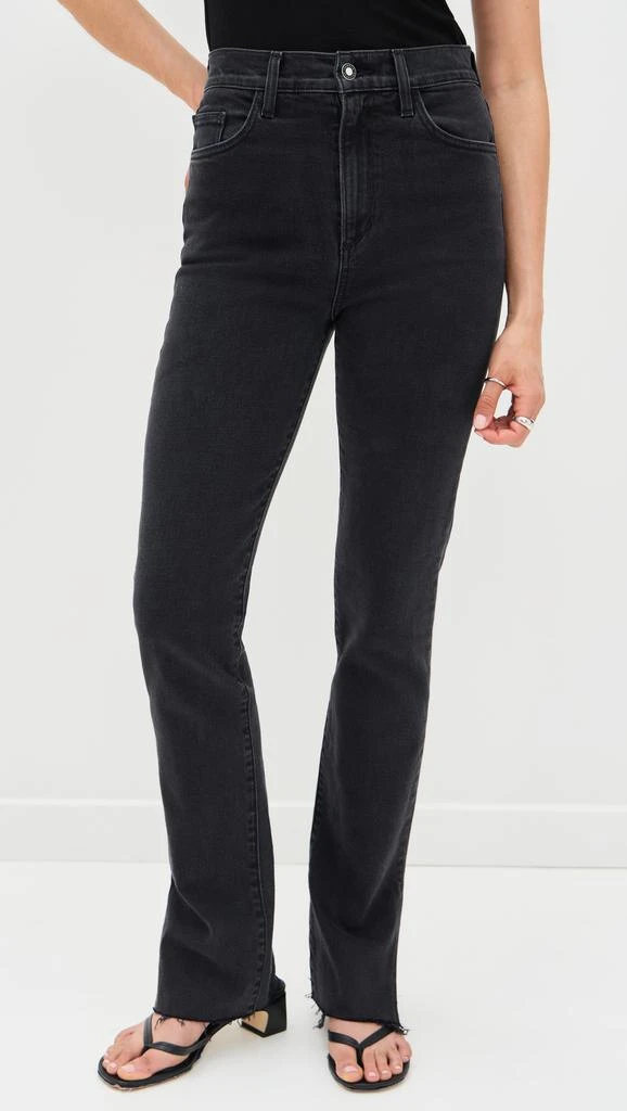 Favorite Daughter Valentina Super High Rise Tower Jeans with Slit Hem 1