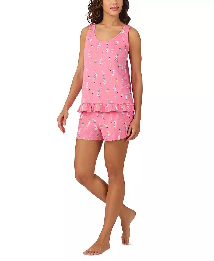 Cuddl Duds Women's Printed Sleeveless Boxer Pajama Set 3