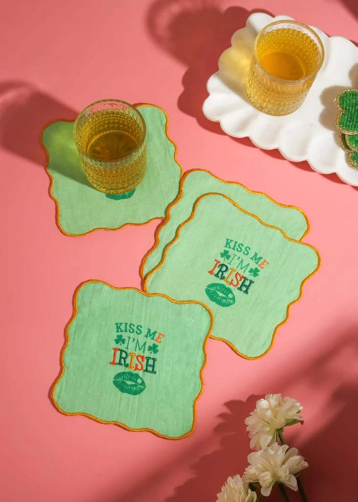 Tiramisu The Clover Kiss Cocktail Napkins – Set of 4 2