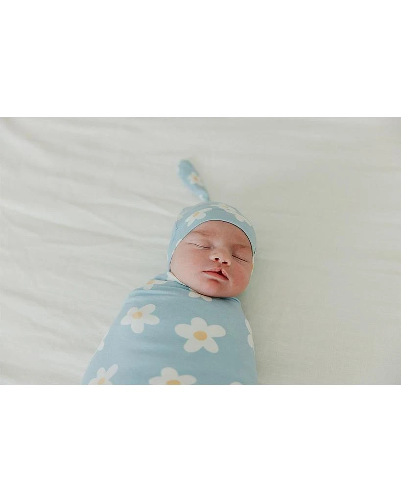 Copper Pearl Della Top Knot Hat, 0-4 Months 2