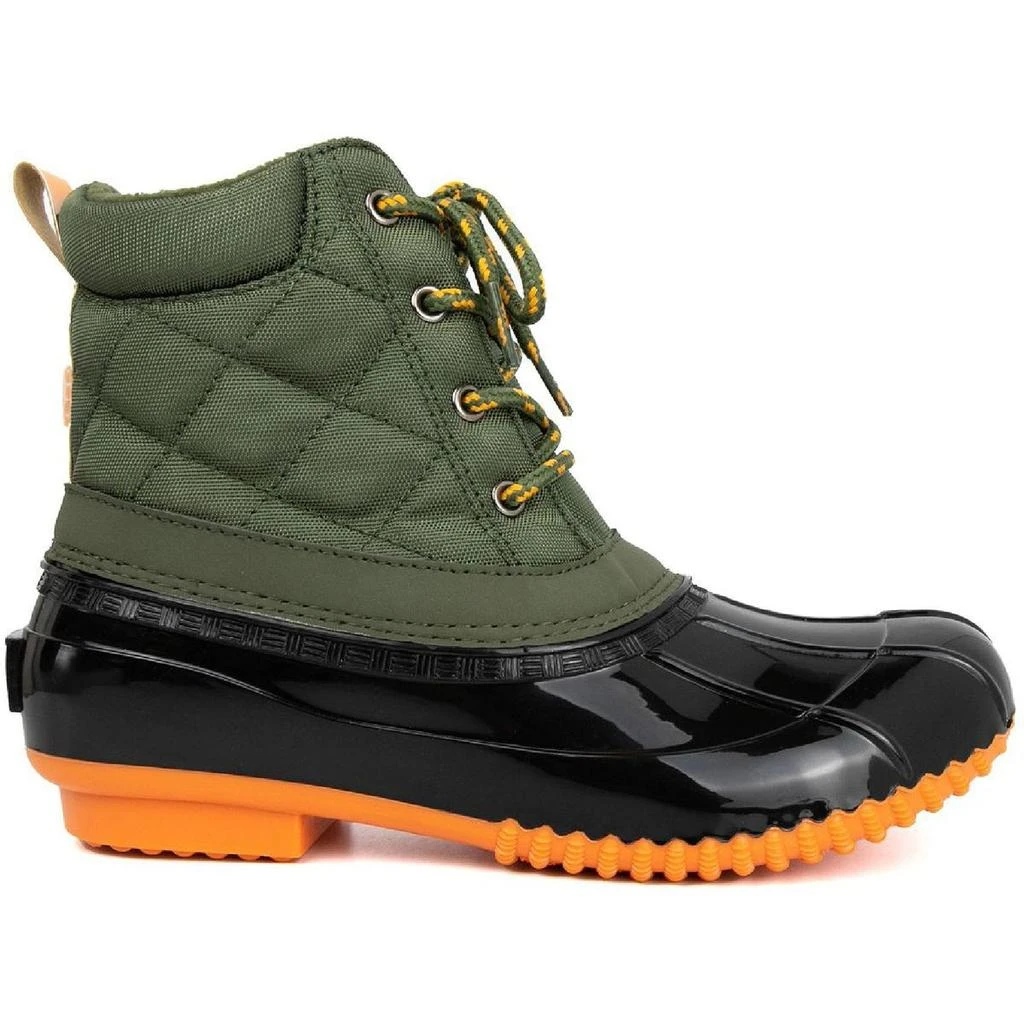 Sugar Skippy Womens Lace-Up Quilted Rain Boots 2