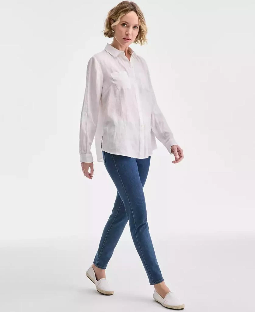 Charter Club Women's 100% Linen Shirt, Created for Macy's 2