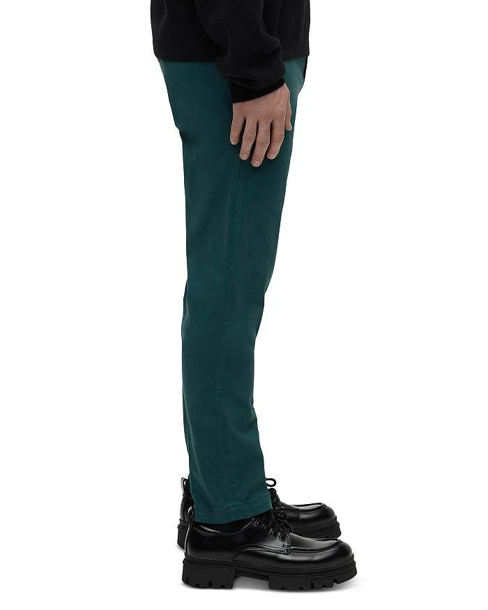 Hudson Classic Slim Straight Fit Chinos in Deep Teal 6