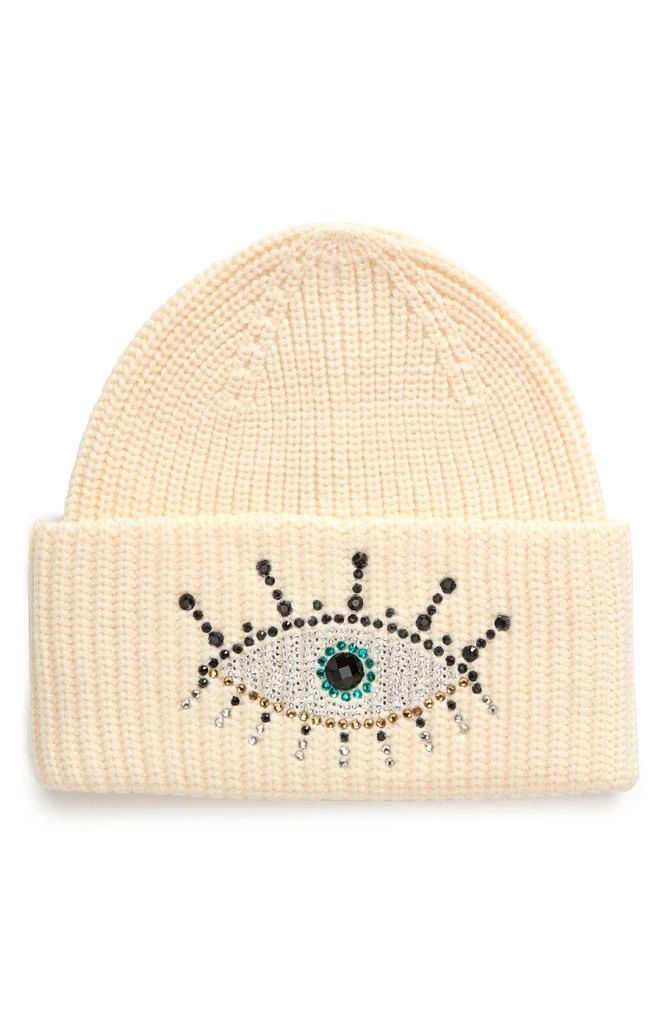 Cable Knit Logo Patch Beanie – On Sale Now with Up to 66  display picture 2