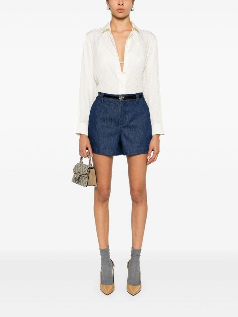 Gucci GUCCI - Denim Cotton Shorts 5