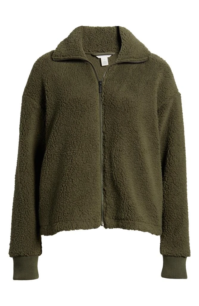 Caslon Brushed Fleece Jacket 6