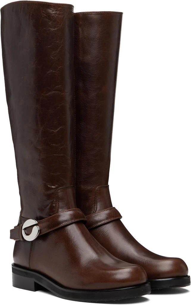 COPERNI Brown Belt Cavalier Tall Boots 4