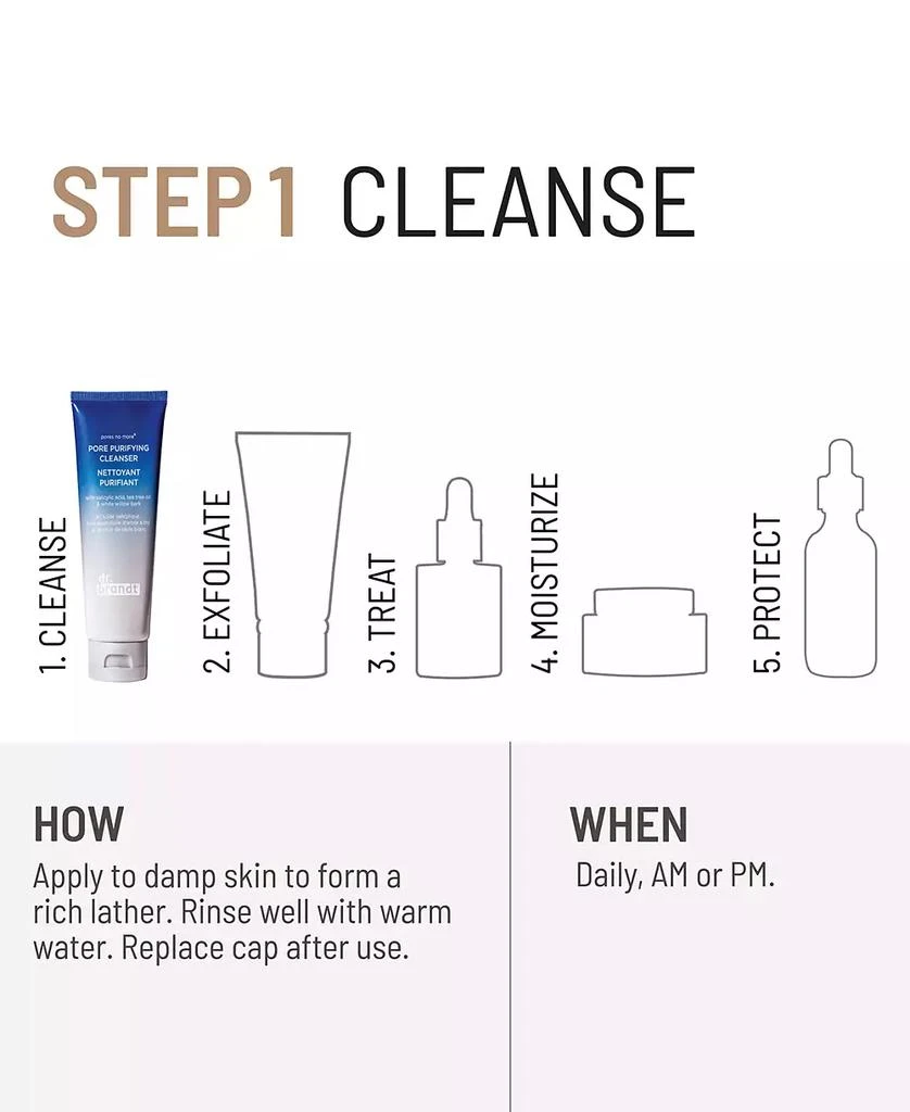 Dr. Brandt Skincare Pores No More Pore Purifying Cleanser 7