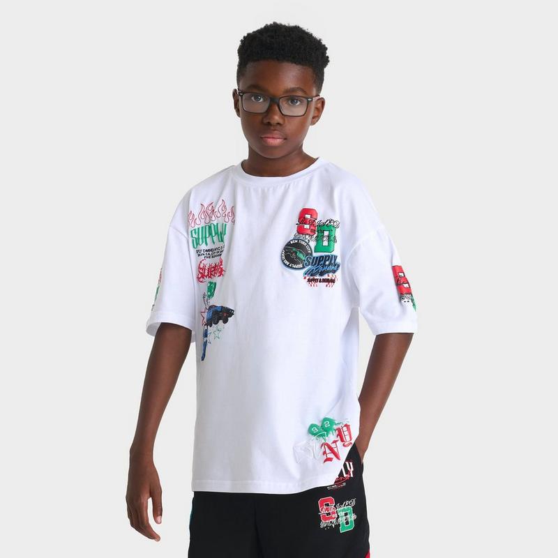 SUPPLY & DEMAND Kids' Supply & Demand Hela Patch T-Shirt
