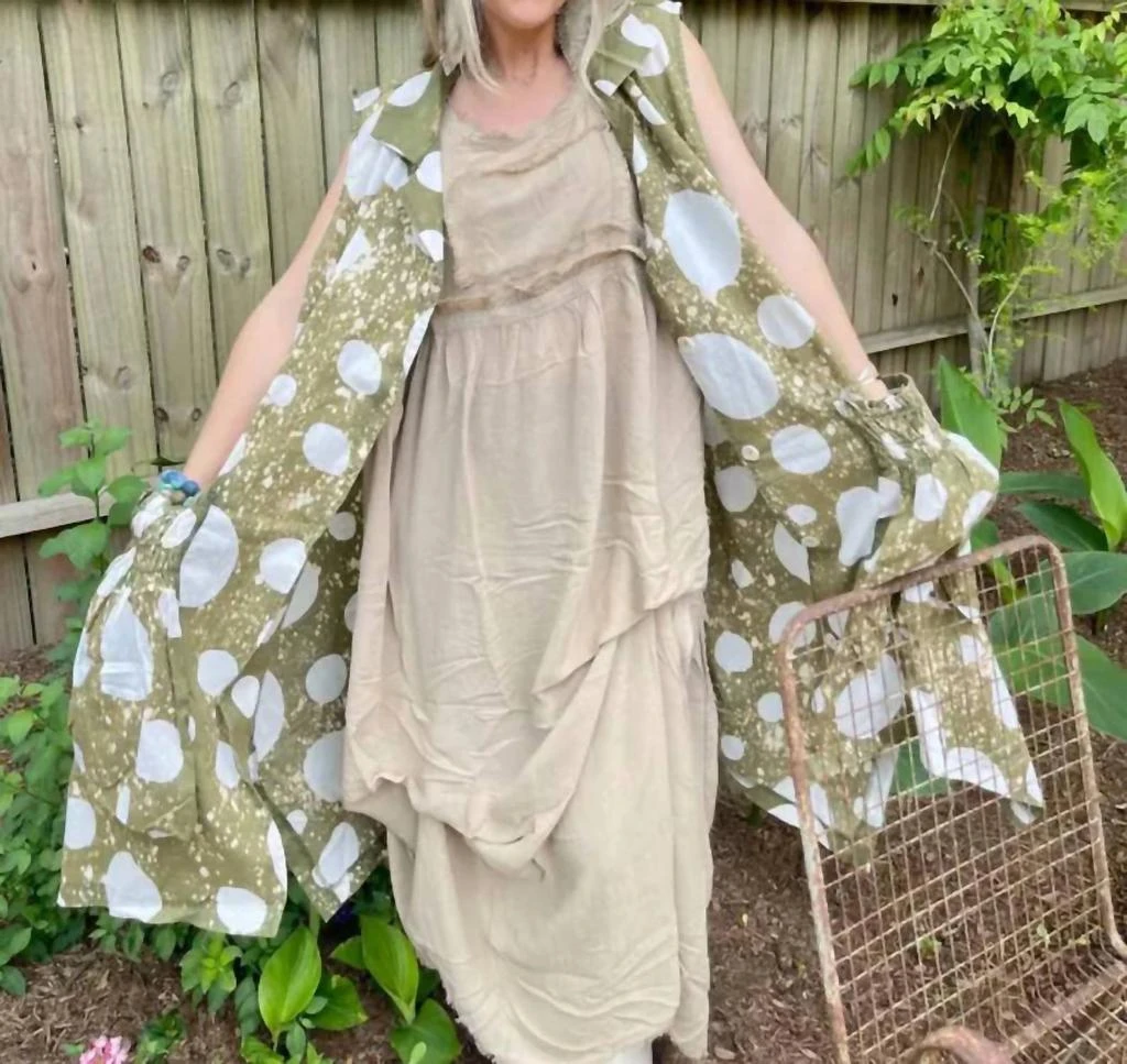 slim fit dress slacks TILDA dress Geo Birds – Lesley Evers main image 1