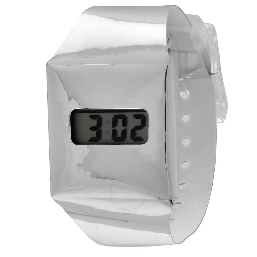 Pappwatch Silber Paperlike Quartz Digital Ladies Watch ILP18893