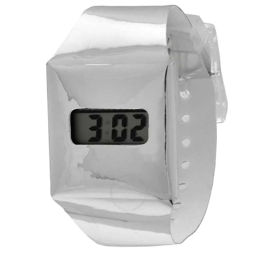 Pappwatch Silber Paperlike Quartz Digital Ladies Watch ILP18893 1
