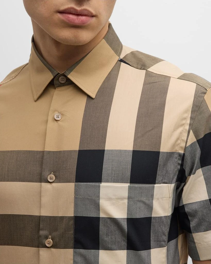 Burberry Men's Summerton Check Sport Shirt 7