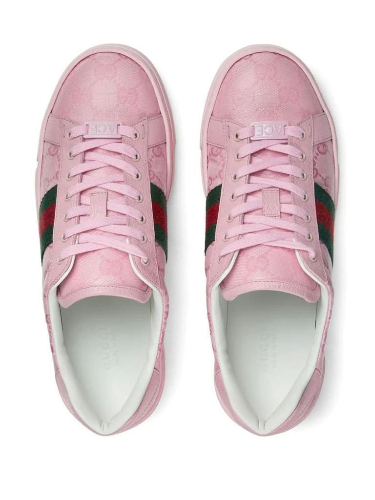 GUCCI GUCCI GUCCI ACE FABRIC LOW-TOP SNEAKERS 4