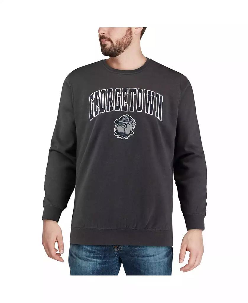 Colosseum Men's Georgetown Hoyas Arch and Logo Crew Neck Sweatshirt