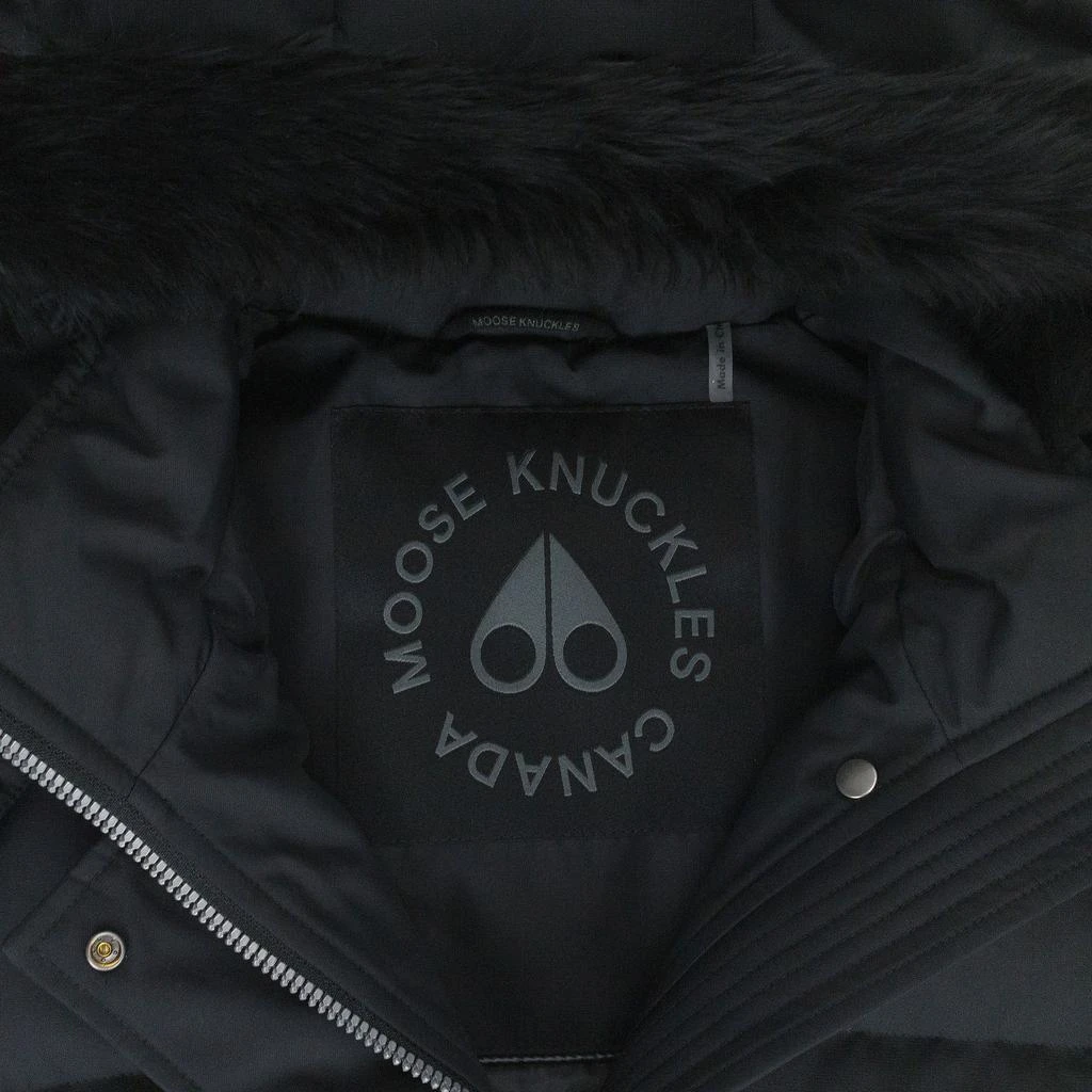 Moose Knuckles W CLOUD 3Q SH BLK W/BLK SH PUFFER JACKET 5