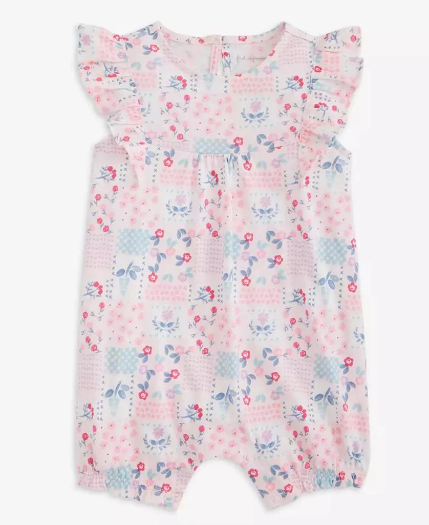 Baby Girls Patchwork-Floral Printed Sunsuit, Macy's Exclusive – On