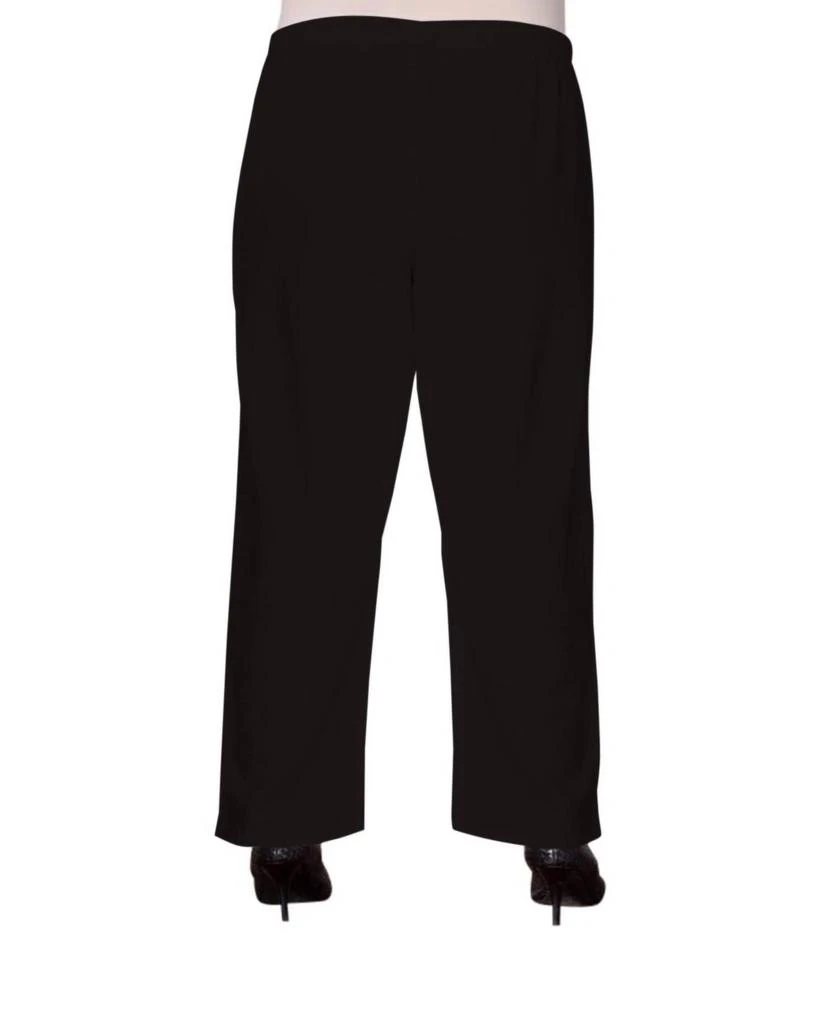 On The Plus Side Wide Leg Crinkle Cotton Pants - Plus 2