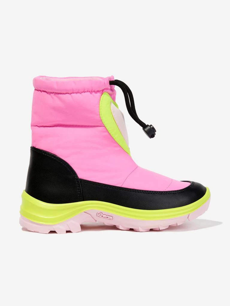 Stella McCartney Stella McCartney Girls Heart Snow Boots in Pink
