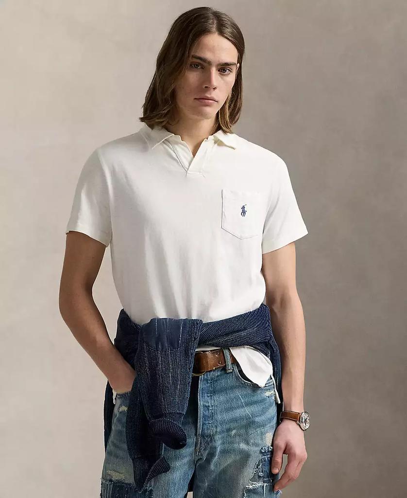 Ralph Lauren Men
s Standard Cotton-Linen Jersey Polo Shirt