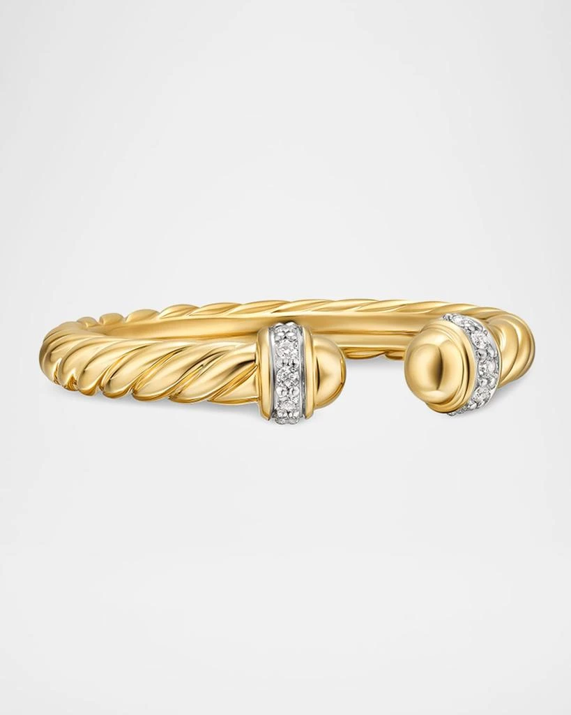 David Yurman Modern Cable Band Ring in 18K Gold, 2.8mm