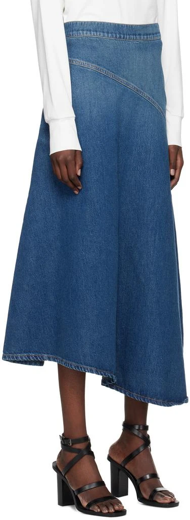 Weekend Max Mara Blue Full Denim Midi Skirt 2