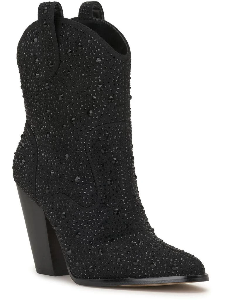 Jessica Simpson Cissely 2 Womens Suede Heels Cowboy, Western Boots 1