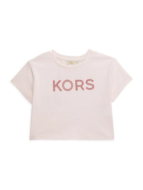 Michael Kors Little Girl's & Girl's Logo Tee 1