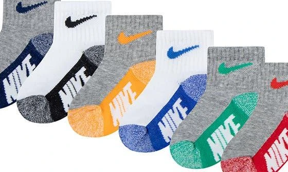 NIKE Assorted 6-Pack Ankle Socks 5