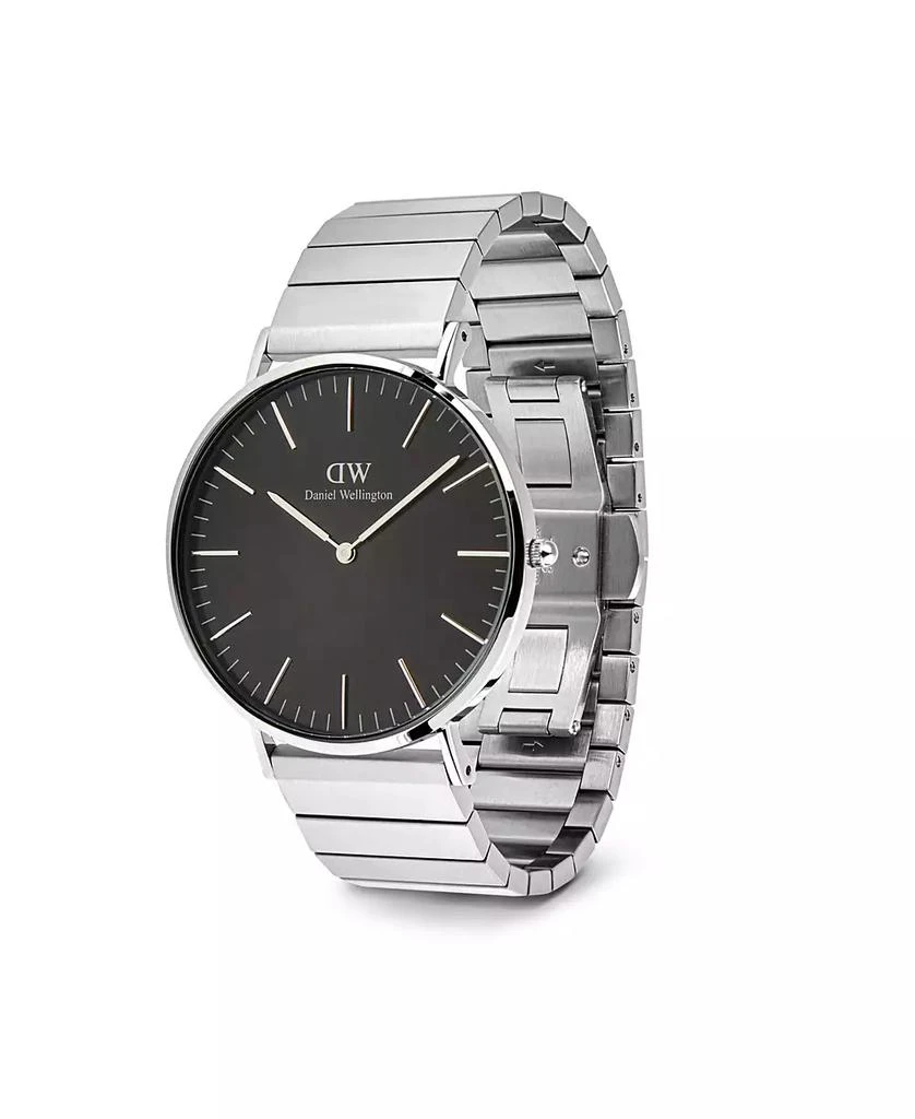 Daniel Wellington Men's Analog Silver Tone Stainless-Steel Watch, 40mm 4