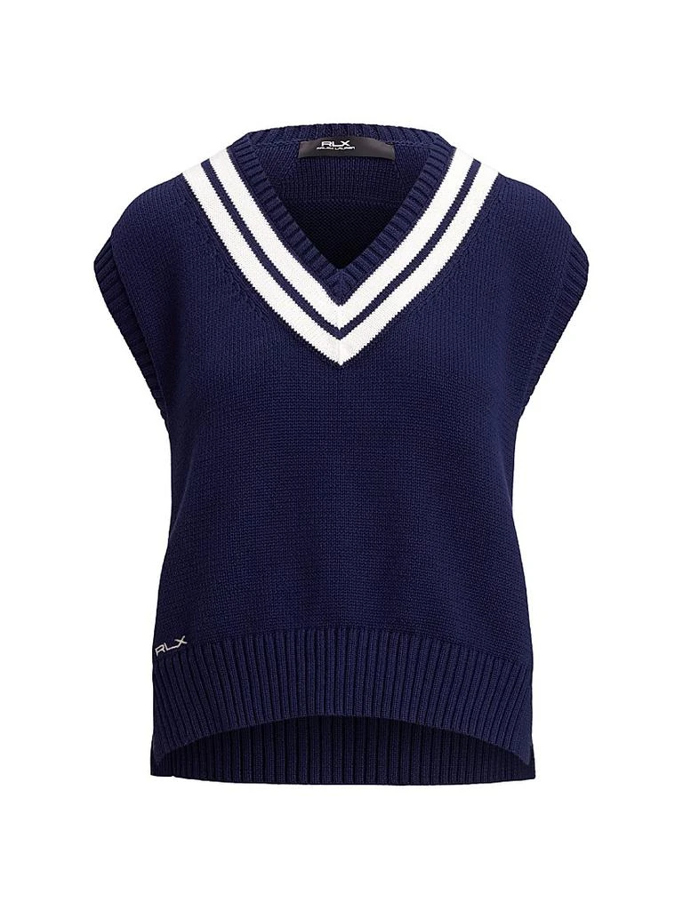 Ralph Lauren Cotton-Blend Sleeveless Sweater 1