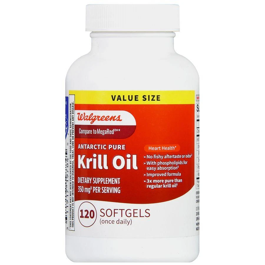 Walgreens Antarctic Pure Krill Oil 350 mg Softgels 2