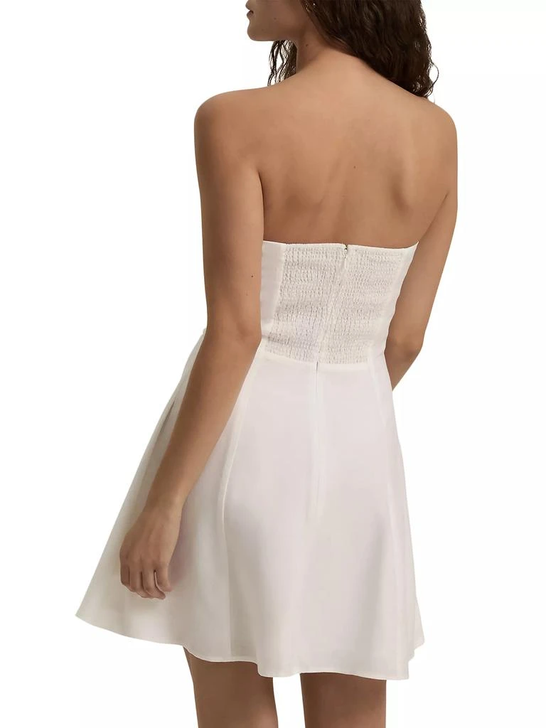 Favorite Daughter The Favorite Linen-Blend Strapless Minidress 5