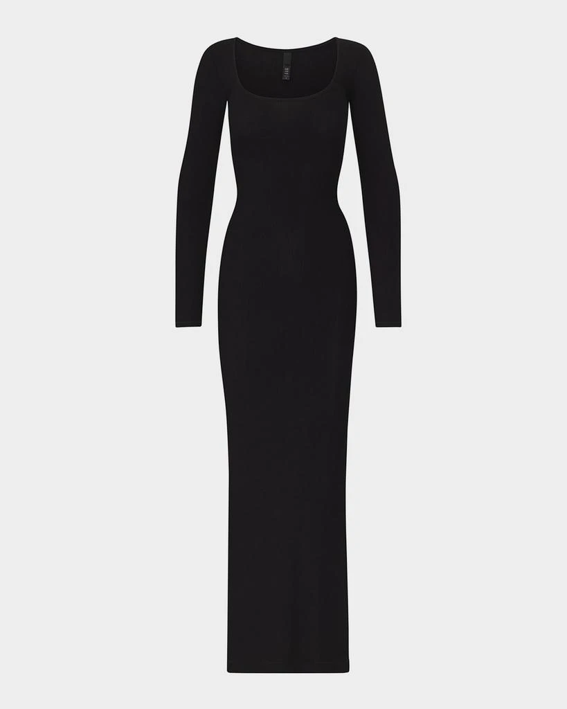 SKIMS Soft Lounge Long-Sleeve Maxi Dress 1