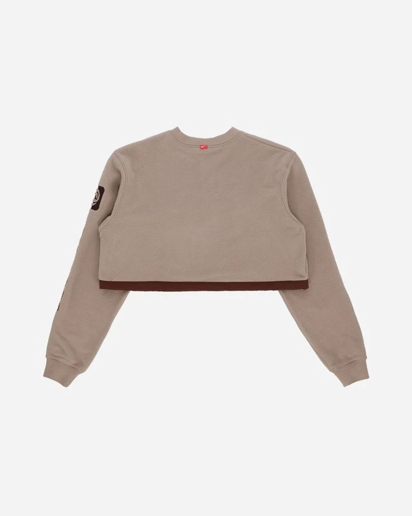 NIKE CACT.US CORP WMNS Crewneck Sweatshirt Brown 2