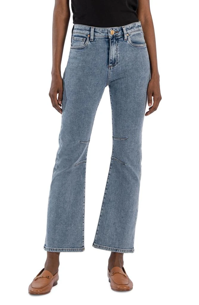 KUT from the Kloth Kelsey Seamed High Waist Ankle Flare Jeans 1