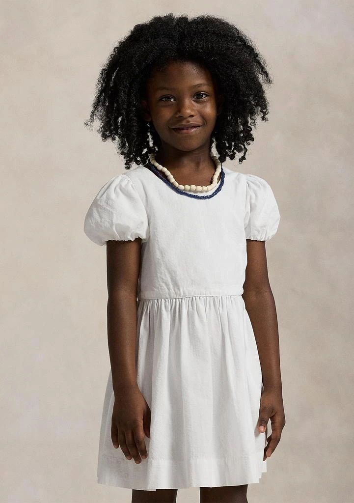 Ralph Lauren Girls 2-6x Cotton Seersucker Dress 2