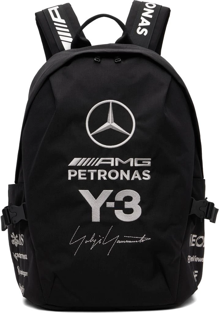 Y-3 Black Mercedes-AMG F1 Edition Petronas Formula 1 Team Backpack