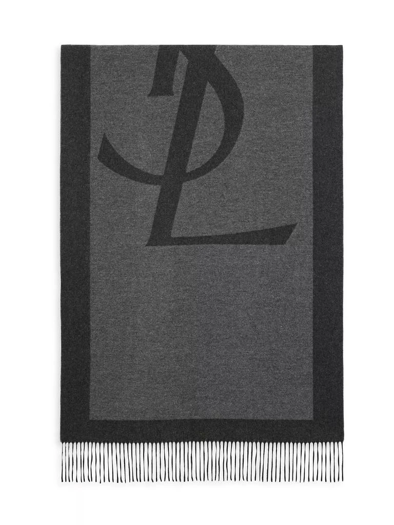 Yves Saint Laurent Cassandre Scarf in Silk Jacquard 3