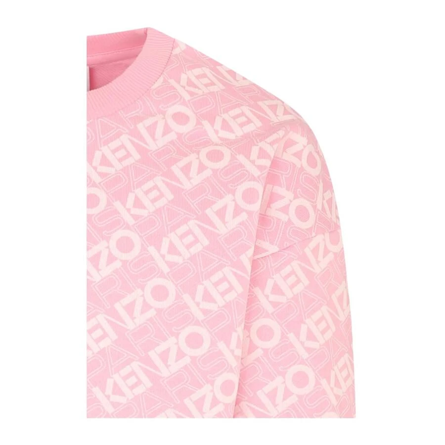 Kenzo Kids Monogram Logo Cotton Sweatshirt 3