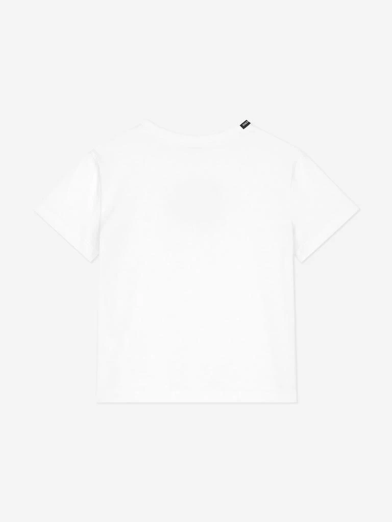 Dolce & Gabbana Dolce & Gabbana Girls Embroidered Logo T-Shirt in White 3