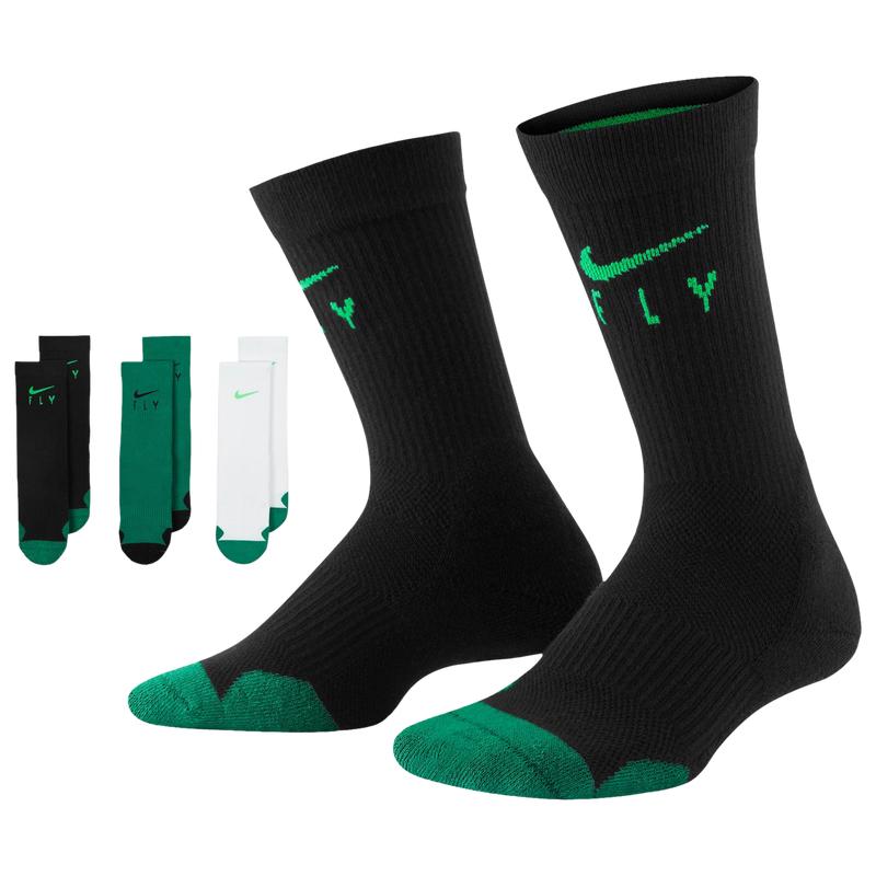 NIKE Nike Elite Swoosh Fly Crew 3 Pack - Youth