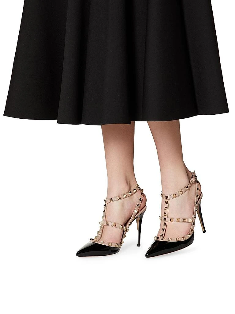 Valentino Patent Rockstud Caged Pumps 100 MM 6